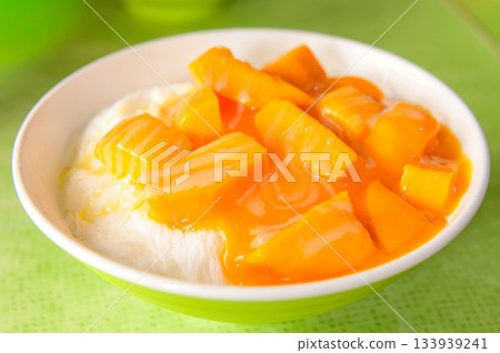 Delicious mango shaved ice from Taiwan Delicious mango shaved ice from Taiwan 133939241