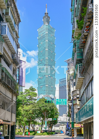 A beautiful cityscape of Taipei 101 in Taiwan A beautiful cityscape of Taipei 101 in Taiwan 133939360
