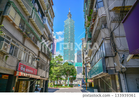 A beautiful cityscape of Taipei 101 in Taiwan A beautiful cityscape of Taipei 101 in Taiwan 133939361
