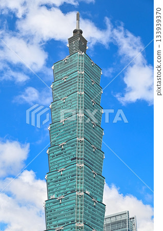 台灣台北101大樓美麗的城市景觀 台灣台北101大樓美麗的城市景觀 133939370
