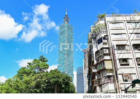 台灣台北的美麗城市景觀 133940540