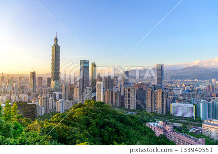 台灣台北的美麗城市景觀 133940551