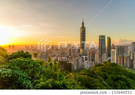 台灣台北的美麗城市景觀 133940552