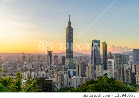 台灣台北的美麗城市景觀 133940553