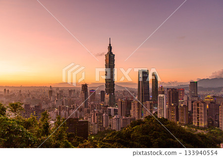 台灣台北的美麗城市景觀 台灣台北的美麗城市景觀 133940554