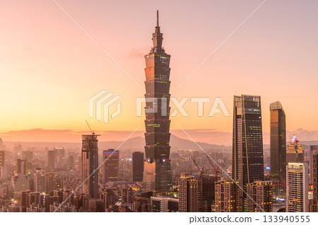 台灣台北的美麗城市景觀 台灣台北的美麗城市景觀 133940555