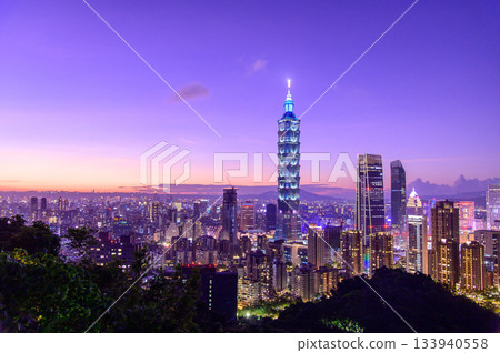 台灣台北的美麗城市景觀 台灣台北的美麗城市景觀 133940558