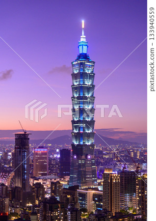 台灣台北的美麗城市景觀 台灣台北的美麗城市景觀 133940559