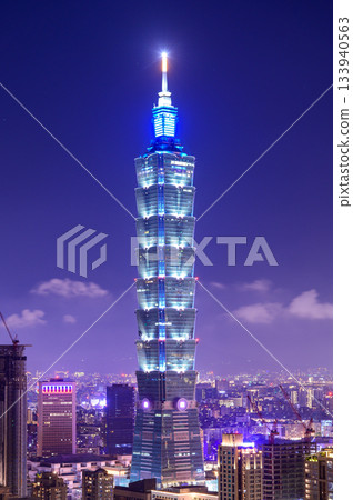 台灣台北的美麗城市景觀 133940563