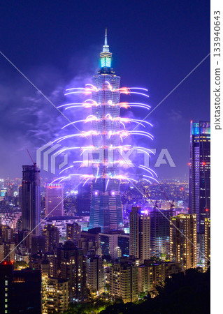 美麗的台北101倒數煙火 美麗的台北101倒數煙火 133940643