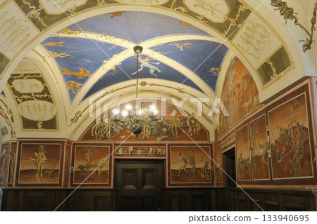 Fresco of the Four Seasons in the hall of the Faculty of Philology, Vilnius University Fresco of the Four Seasons in the hall of the Faculty of Philology, Vilnius University 133940695