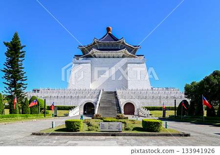 台北中正紀念堂的美景 133941926