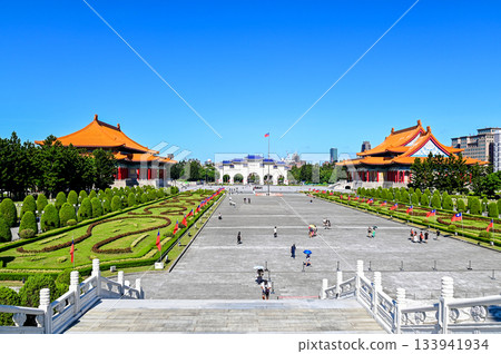 台北中正紀念堂的美景 133941934