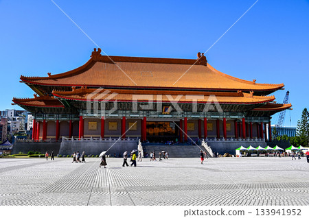 台北中正紀念堂的美景 133941952