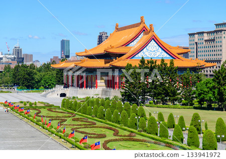 台北中正紀念堂的美景 133941972