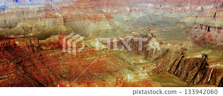 Hazy Sky Day At The Grand Canyon Arizona Hazy Sky Day At The Grand Canyon Arizona 133942060
