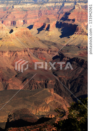 Hazy Sky Day At The Grand Canyon Arizona Hazy Sky Day At The Grand Canyon Arizona 133942061