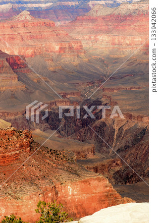 Hazy Sky Day At The Grand Canyon Arizona Hazy Sky Day At The Grand Canyon Arizona 133942066