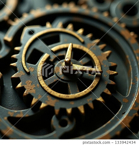 Gears and clocks create a beautiful dance of timekeeping Generative AI Gears and clocks create a beautiful dance of timekeeping Generative AI 133942434