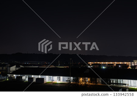 岩田市(靜岡縣)的夜景 岩田市(靜岡縣)的夜景 133942558