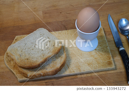 soft-boiled egg and toast soft-boiled egg and toast 133943272