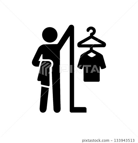 Locker Room Changing Icon 133943513