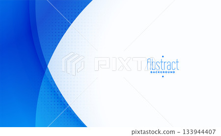 abstract and dynamic blue curvy background with halftone effect abstract and dynamic blue curvy background with halftone effect 133944407