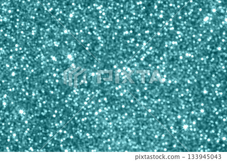Teal glitter background with sparkling bokeh and vibrant shimmer for festive and luxurious visuals 133945043