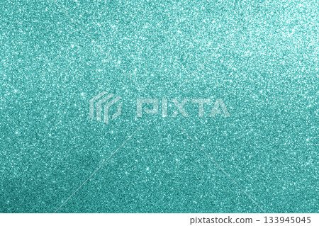 Teal glitter texture background with sparkling sparkles for luxurious festive design Teal glitter texture background with sparkling sparkles for luxurious festive design 133945045