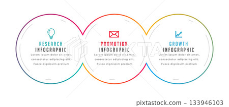 modern 3 steps infographic option element banner design modern 3 steps infographic option element banner design 133946103