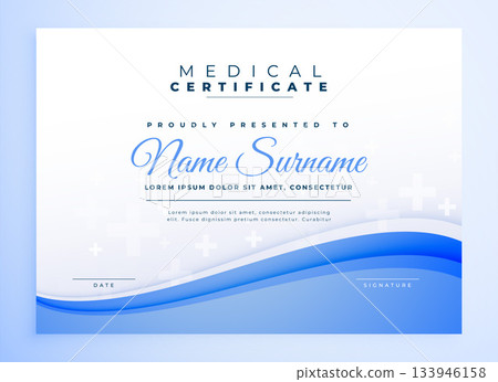 medical achievement certificate template a paper of success 133946158