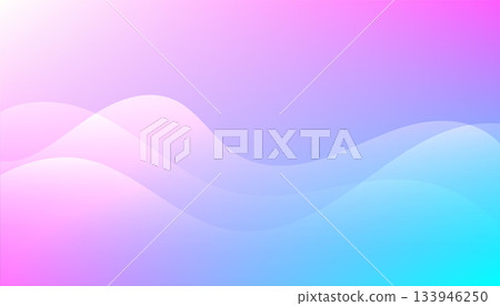 colorful smooth pastel color wave lovely background 133946250