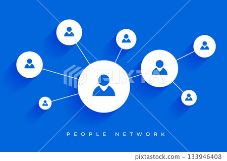 human team connecting concept background for web contact 133946408
