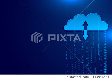 secure database cloud computing background with digital tech lines secure database cloud computing background with digital tech lines 133946451