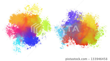 grungy and dirty watercolor blot texture backdrop in set grungy and dirty watercolor blot texture backdrop in set 133946458