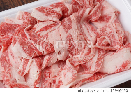 黑毛和牛牛肉切斷 133946490