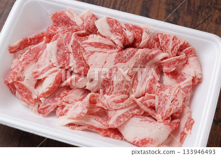 黑毛和牛牛肉切斷 黑毛和牛牛肉切斷 133946493
