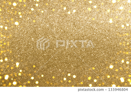 Golden glitter background with sparkling bokeh lights for festive celebration and luxury ambiance Golden glitter background with sparkling bokeh lights for festive celebration and luxury ambiance 133946804