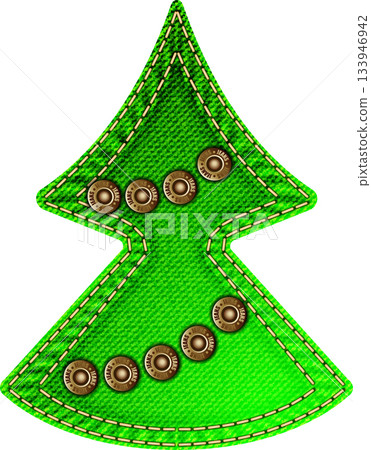 Christmas Jeans Texture 133946942