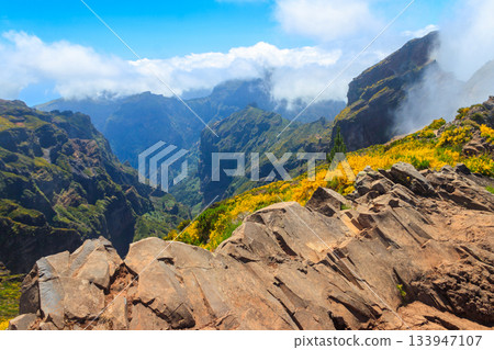 Beautiful view from Pico do Arieiro on Madeira island, Portugal 133947107