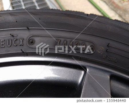 Tire manufacturing year stamp Tire manufacturing year stamp 133948440