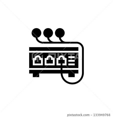 network hub vector icon. computer component icon solid style. perfect use for logo, presentation, website, and more. simple modern icon design glyph style network hub vector icon. computer component icon solid style. perfect use for logo, presentation, website, and more. simple modern icon design glyph style 133949768