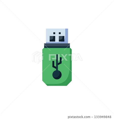 flash disk vector icon. computer component icon flat style. perfect use for logo, presentation, website, and more. simple modern icon design flat style flash disk vector icon. computer component icon flat style. perfect use for logo, presentation, website, and more. simple modern icon design flat style 133949848