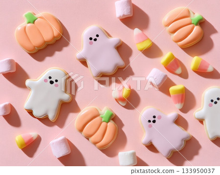 Pastel Halloween Cookies Pastel Halloween Cookies 133950037
