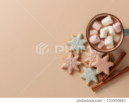 Hot Chocolate Winter Treat 133950661