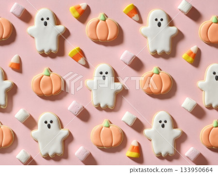 Pastel Halloween Cookies Pastel Halloween Cookies 133950664