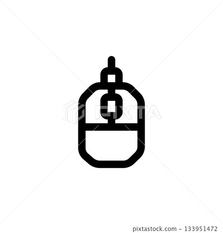 mouse vector icon. computer component icon outline style. perfect use for logo, presentation, website, and more. simple modern icon design line style mouse vector icon. computer component icon outline style. perfect use for logo, presentation, website, and more. simple modern icon design line style 133951472