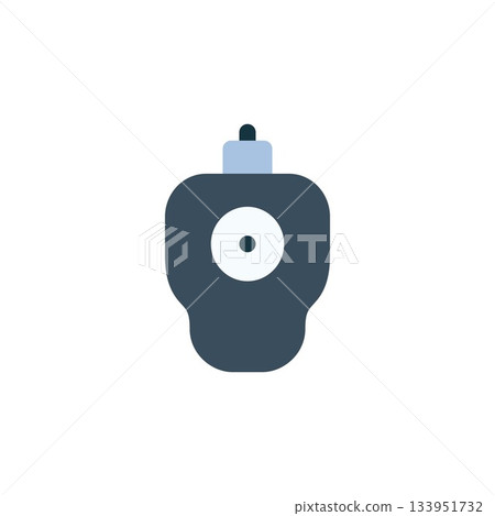 trackball vector icon. computer component icon flat style. perfect use for logo, presentation, website, and more. simple modern icon design flat style 133951732