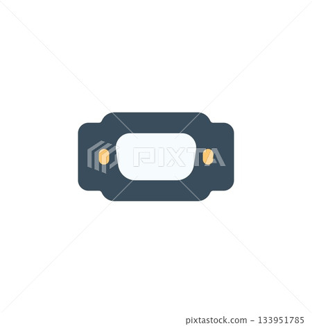 vga port vector icon. computer component icon flat style. perfect use for logo, presentation, website, and more. simple modern icon design flat style vga port vector icon. computer component icon flat style. perfect use for logo, presentation, website, and more. simple modern icon design flat style 133951785