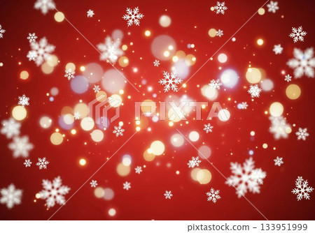 雪花和紅色背景圖片 雪花和紅色背景圖片 133951999